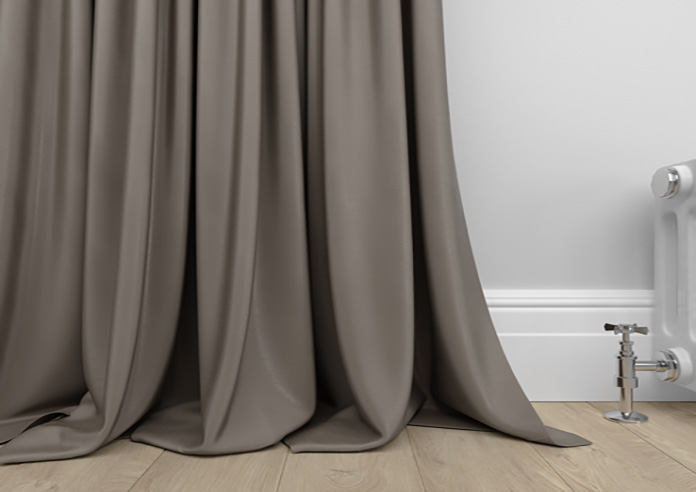 Akoya Faux Silk, Lustre Gunmetal Grey - Made to Measure Curtain - Image 6